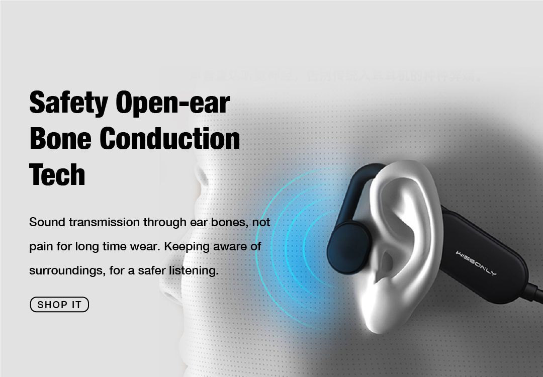 Best Wissonly Hi Runner Bone Conduction Headphone for running swimming