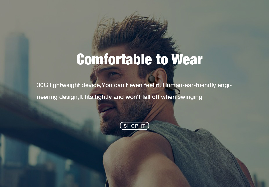 best bone conduction headphone comfortable to wear