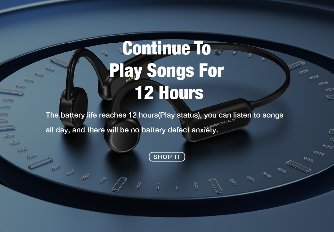 longest battery life bone conduction headphones