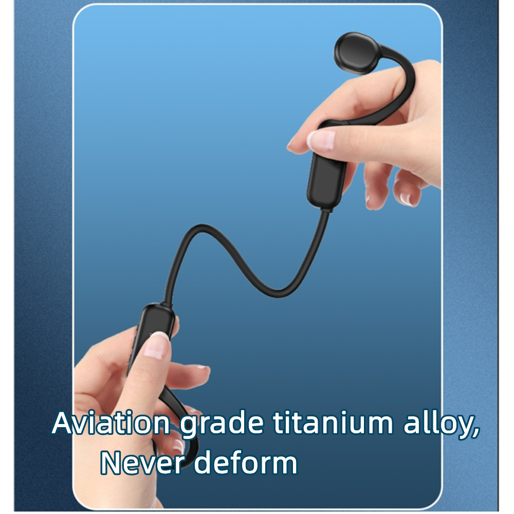 Wissonly Hi Runner Wireless Bluetooth Bone Conduction Headphones,IPX8 Waterproof,32G Built-in Memory