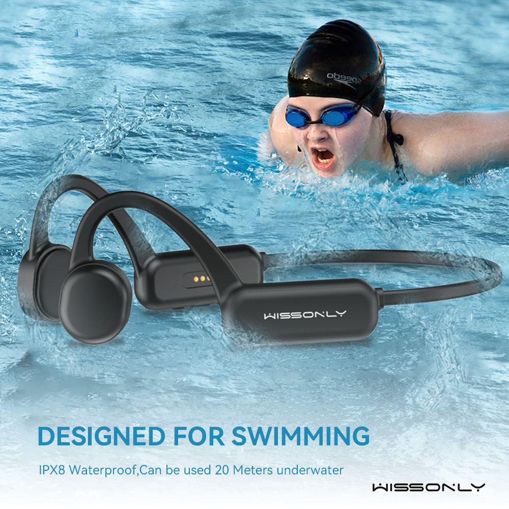 Best Waterproof Swimming Earphones Wissonly Bone Conduction Earbuds