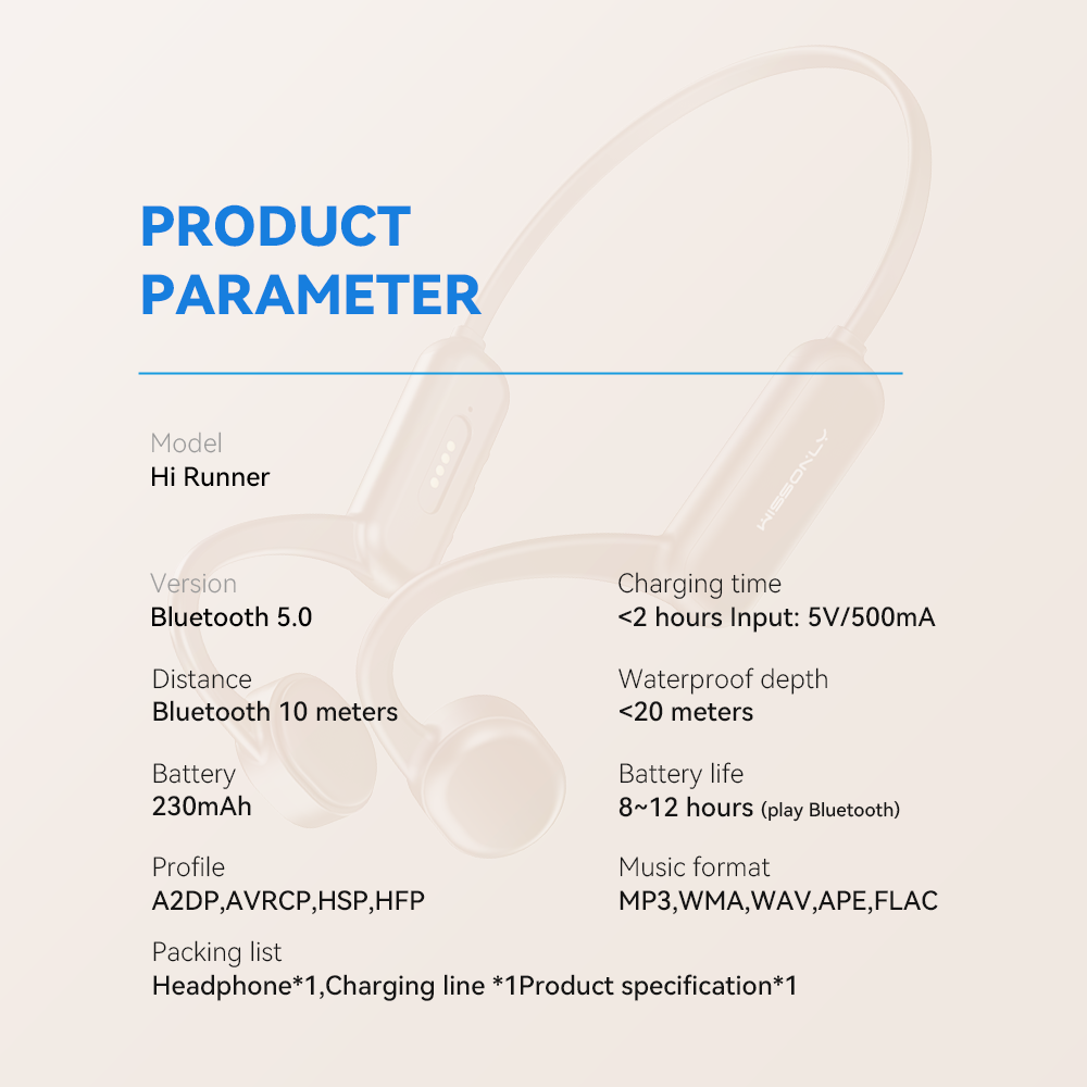 Best Waterproof Swimming Earphones in 2023 -Wissonly Wireless Bone Conduction Earbuds for Swimmers