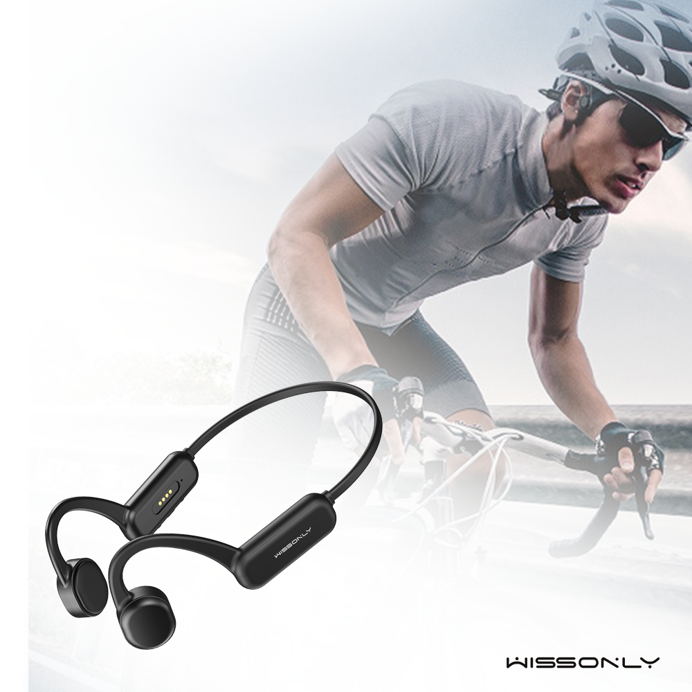 Best Sports Headphones for Cyclists-Wissonly Bone Conduction Headphones for Cycling