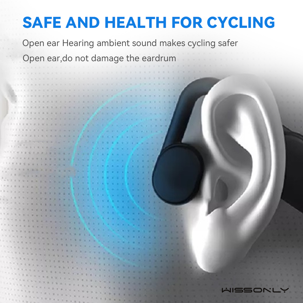 Best Sports Headphones for CyclistsWissonly Bone Conduction Headphone