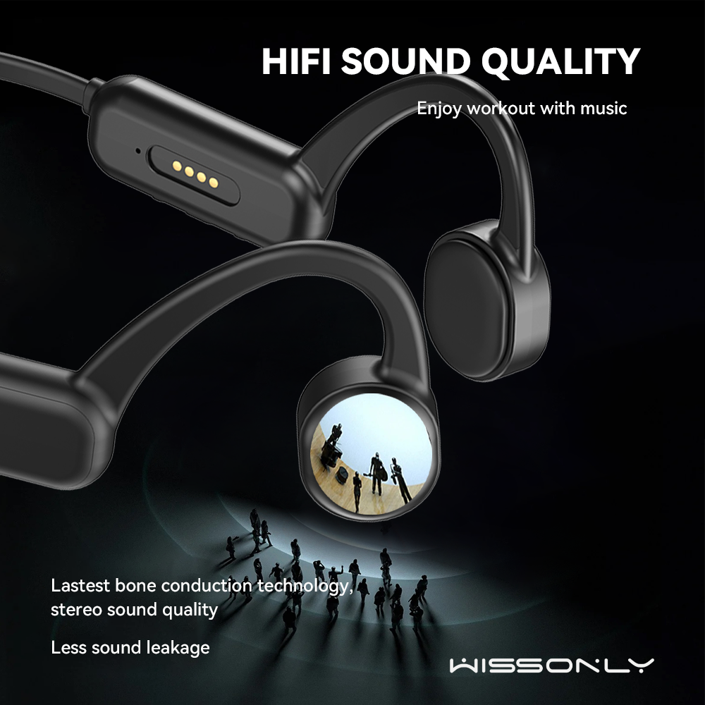 Best Bone Conduction Headset Phones-Wissonly Hi Runner Wireless Bone Headphones for Workout