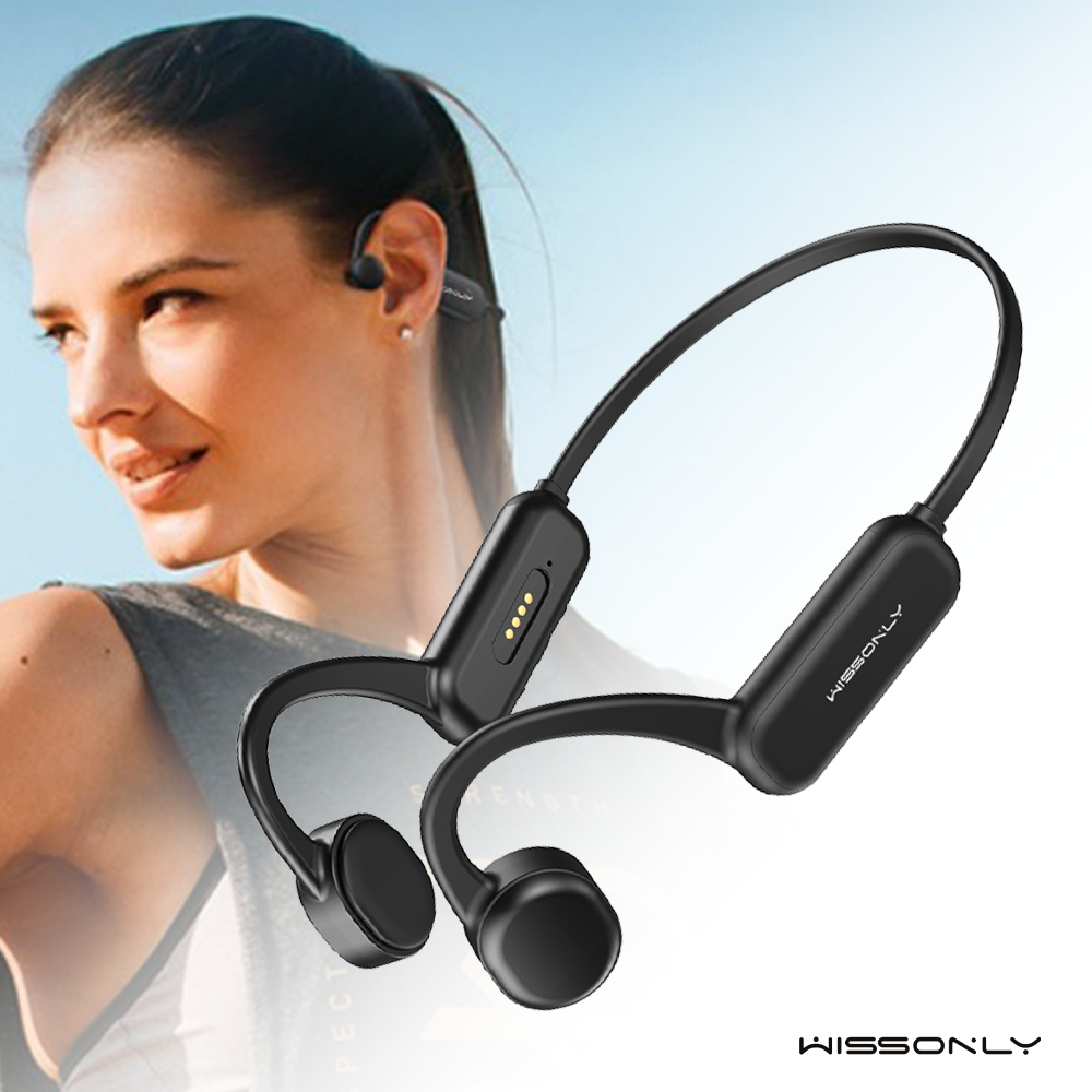 Best Wireless Bluetooth Earbud for running-Wissonly Hi Runner Waterproof Bone Conduction headphones