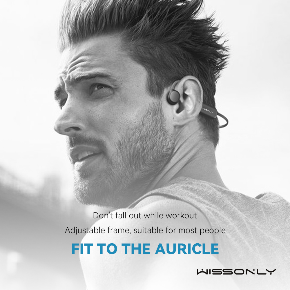 Best Wireless Workout Headphone-Wissonly Hi Runner Over Ear Bone Conduction Headphones for Workout