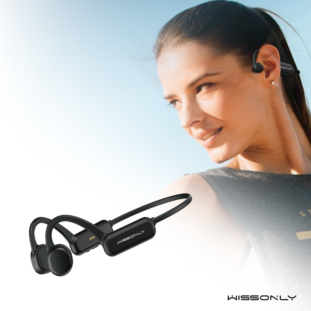 Best Wireless Earbuds for Workout-Wissonly Bone Conduction Open Ear Headphones for Working Out