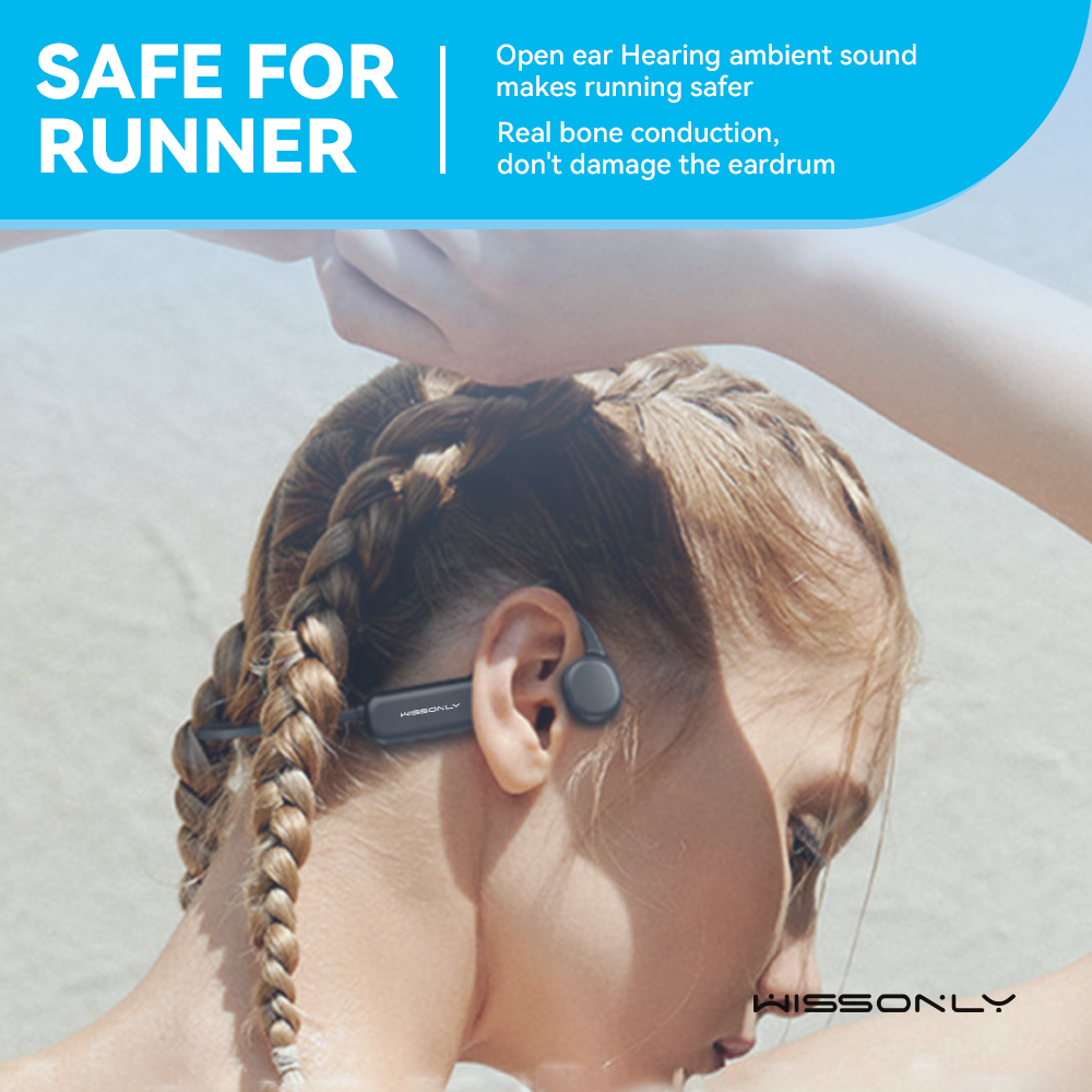 Best Wireless Bone Conduction Earphone for RunnersWissonly Hi Runner
