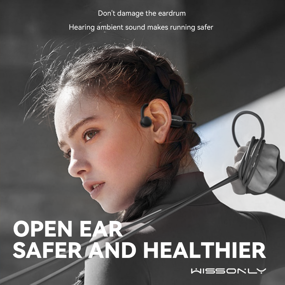 Best Bluetooth Bone Induction Earphones-Wissonly Hi Runner Jawbone Headphones for Walking
