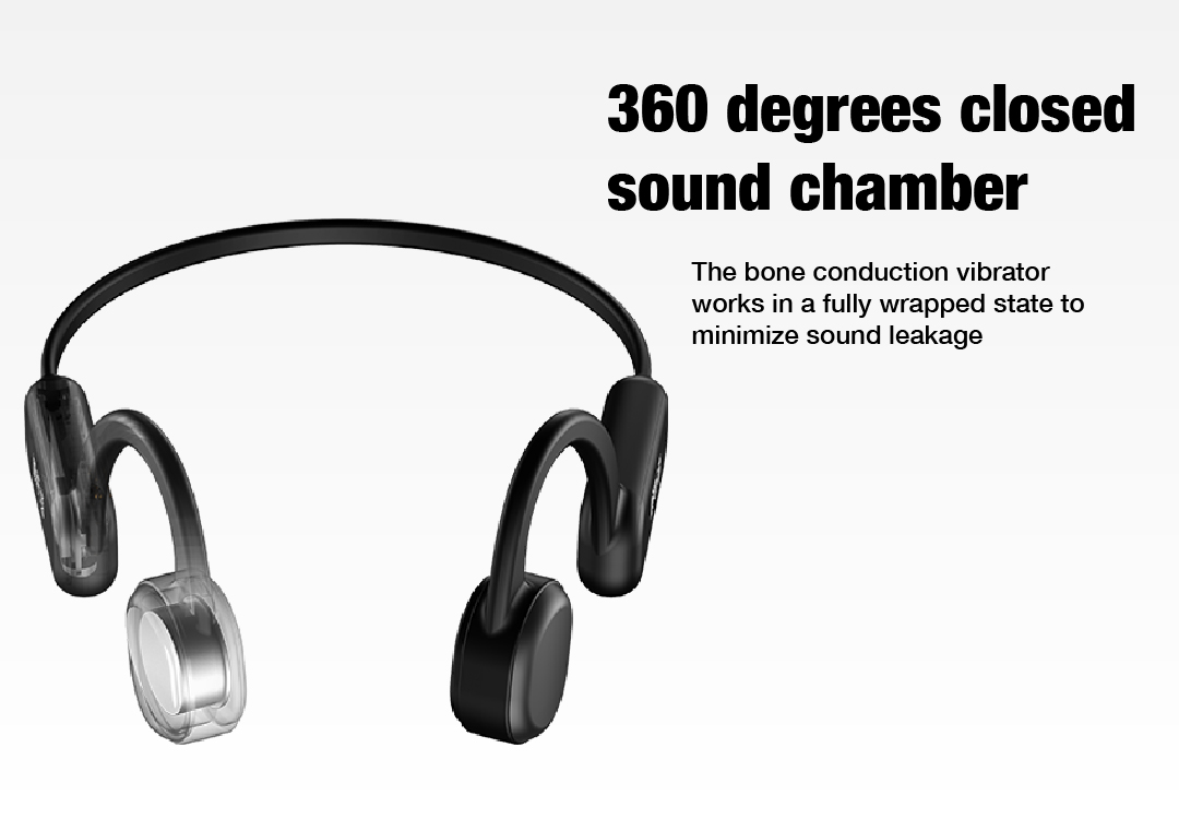 no sound leak bone conduction headphones