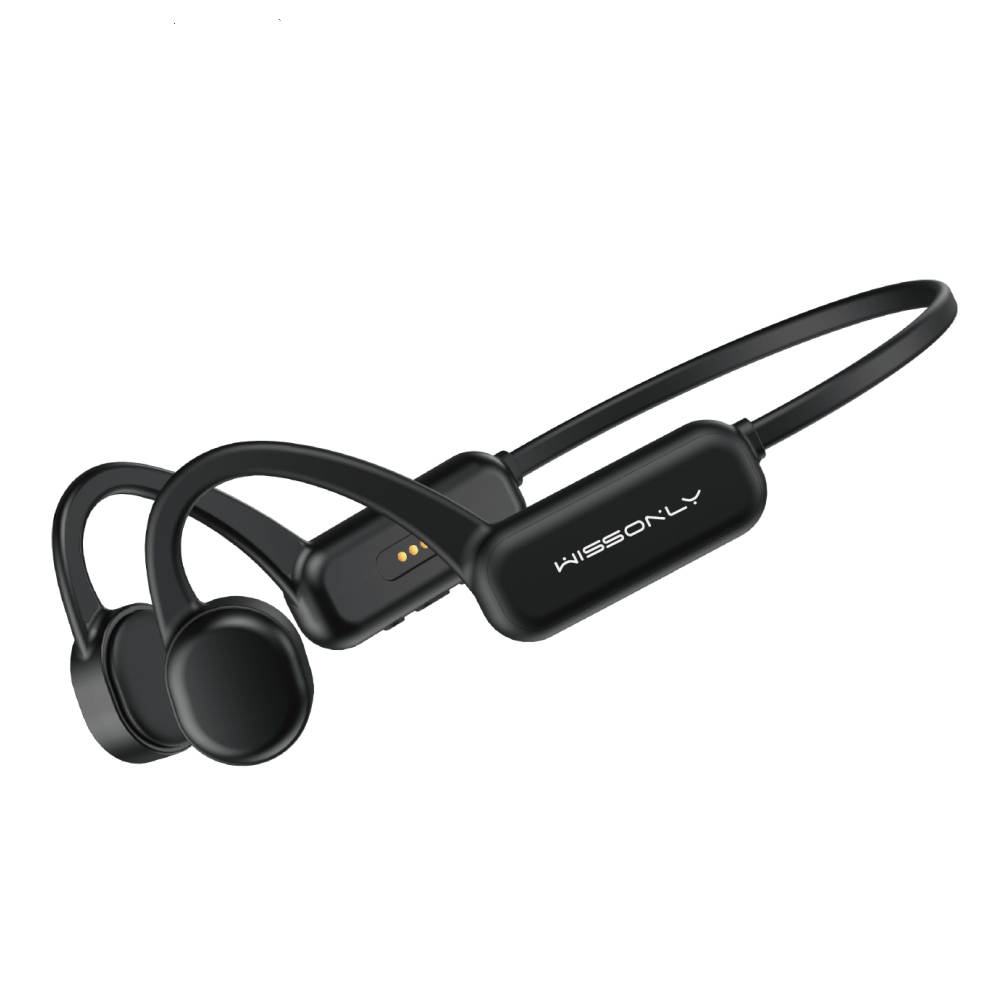 Wissonly Hi Runner Wireless Bluetooth Bone Conduction Headphones,IPX8 Waterproof,32G Built-in Memory