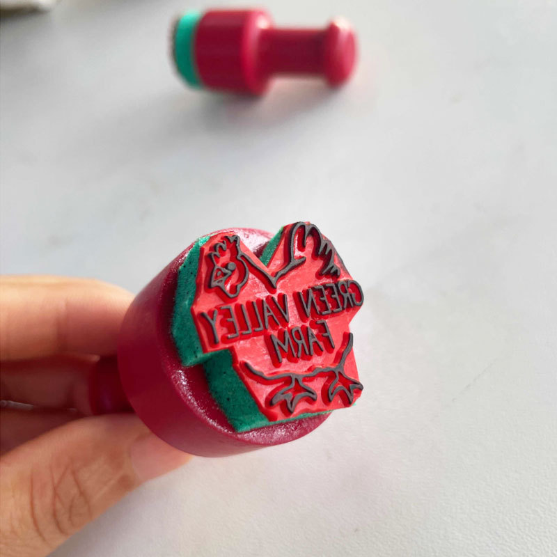 Custom Egg Stamp Farm Egg Label with 29 Designs