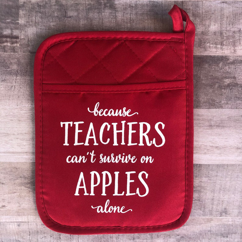 Oven Mitt Potholder Pot Holder Teacher Appreciation Gift