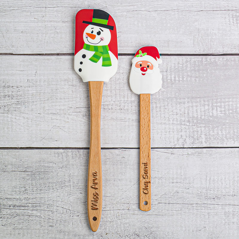 Personalized Engraved Spatula, Christmas Cooking Gift