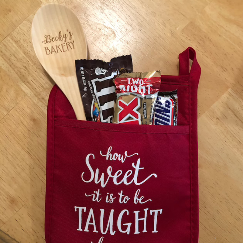 Oven Mitt Potholder Pot Holder Teacher Appreciation Gift