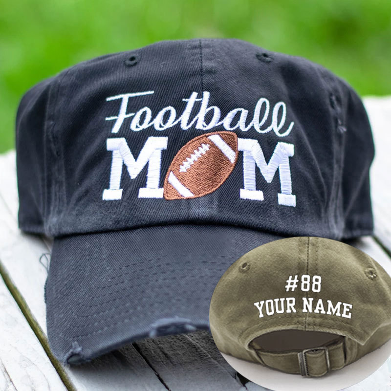 Football Mom Baseball Cap Women's Football Hat Gameday Hat