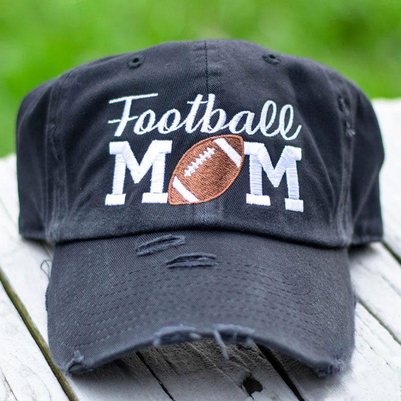 Football Mom Baseball Cap Women's Football Hat Gameday Hat