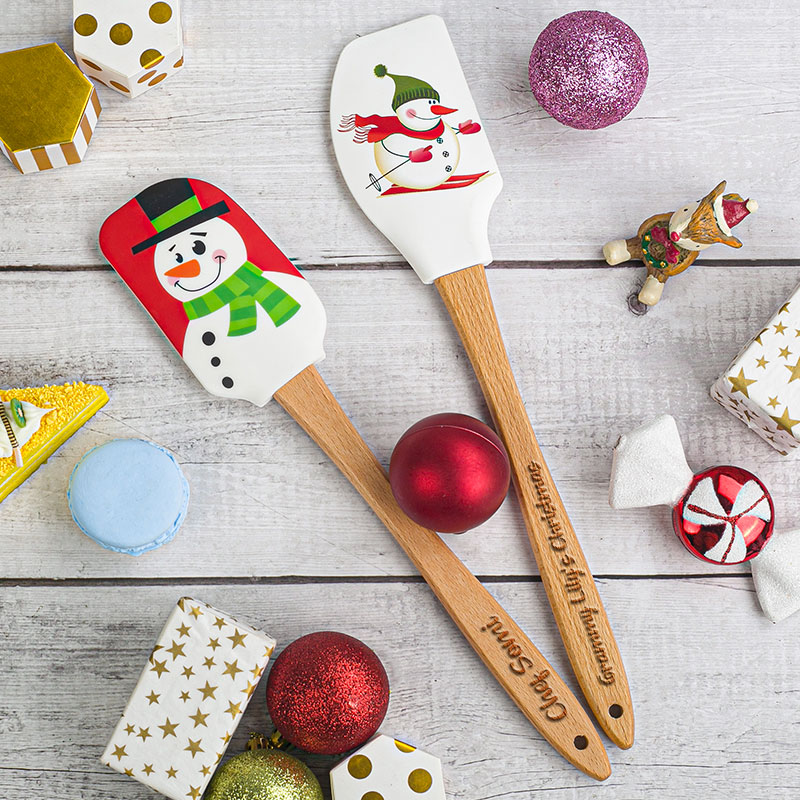 Personalized Engraved Spatula, Christmas Cooking Gift
