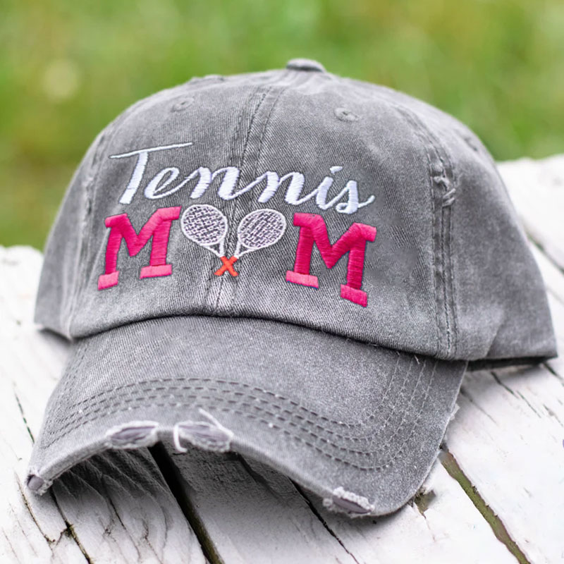 Tennis Mom Ponytail Hat Tennis Gifts Personalized Tennis Hat