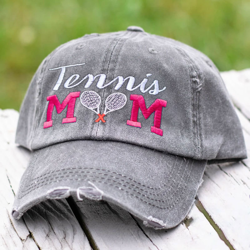 Tennis Mom Ponytail Hat Tennis Gifts Personalized Tennis Hat