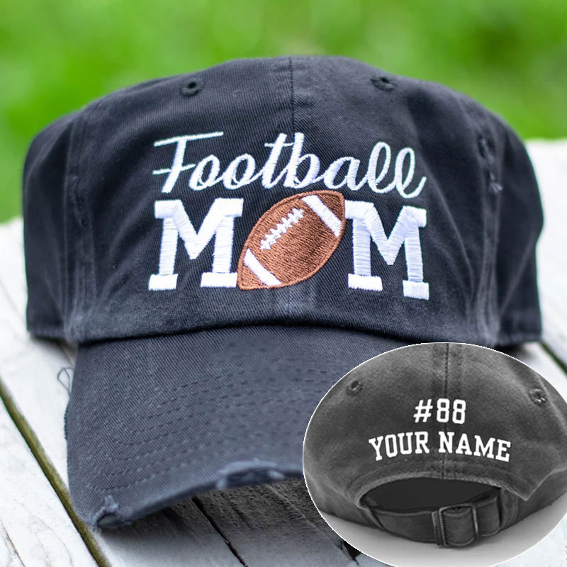 Football Mom Baseball Cap Women's Football Hat Gameday Hat