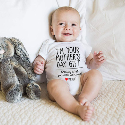 Father's Day Gift Personalized Baby Onesies