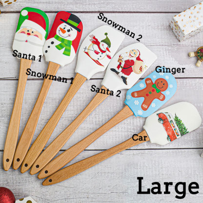 Personalized Engraved Spatula, Christmas Cooking Gift