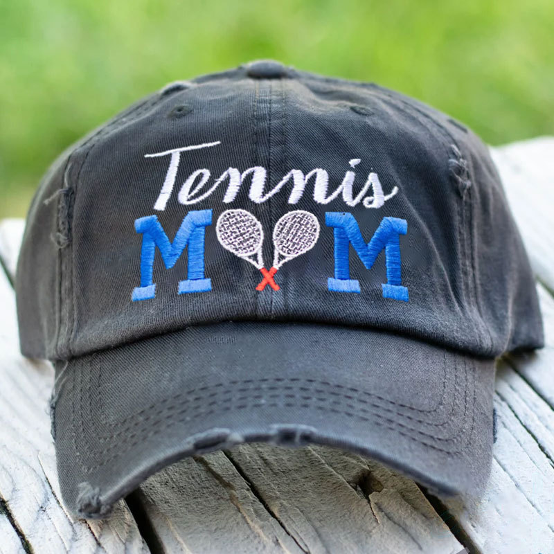 Tennis Mom Ponytail Hat Tennis Gifts Personalized Tennis Hat