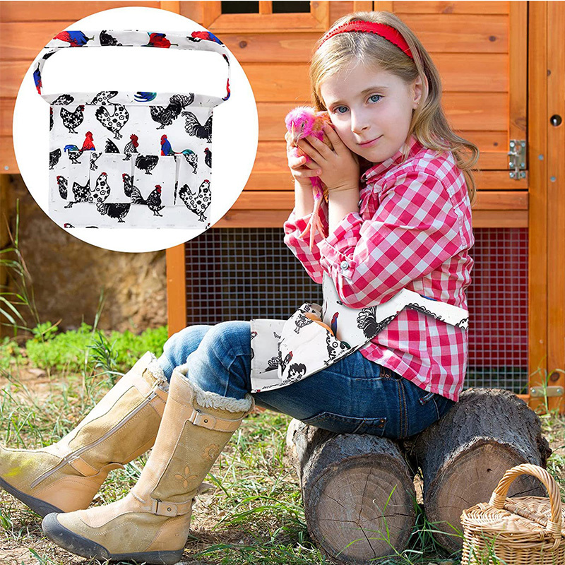 Eggs Collecting Apron for Chicken Hense Duck Goose Eggs