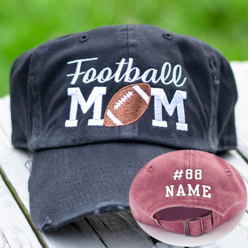 Football Mom Baseball Cap Women's Football Hat Gameday Hat