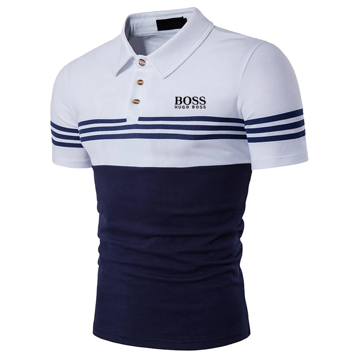 Men's casual shortsleeved polo shirt