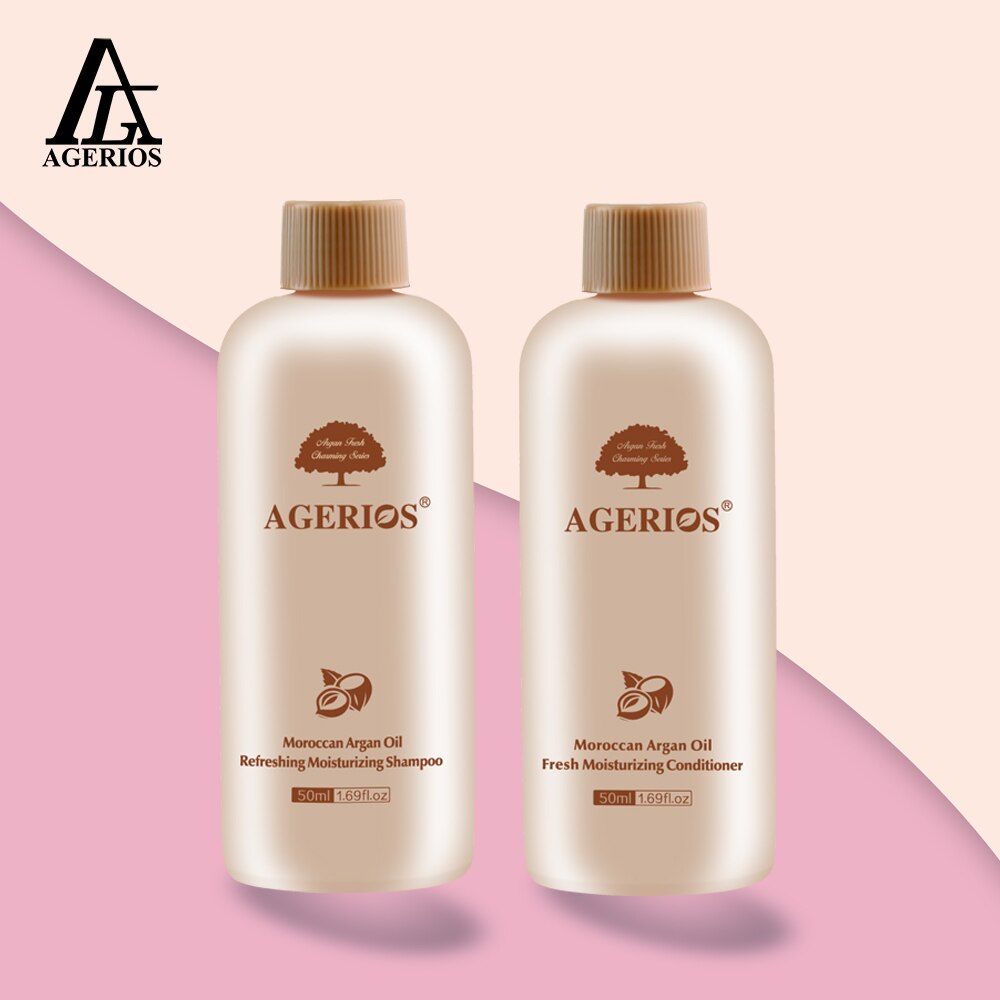 AGerios Argan Oil Shampoo And Conditioner Salon Refreshing Nourishing Hair Care Kit