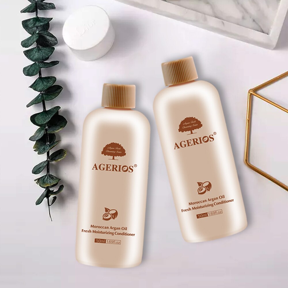 AGerios Argan Oil Shampoo And Conditioner Salon Refreshing Nourishing Hair Care Kit