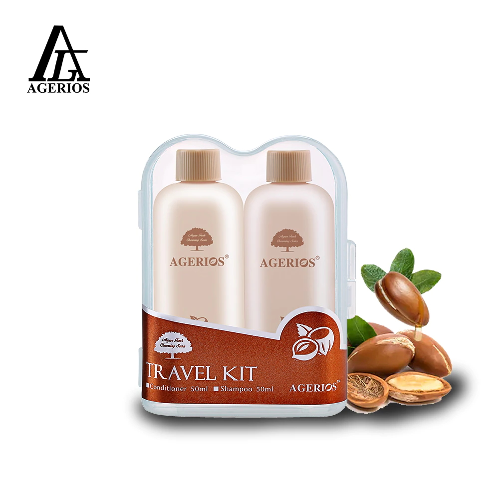 AGerios Argan Oil Shampoo And Conditioner Salon Refreshing Nourishing Hair Care Kit