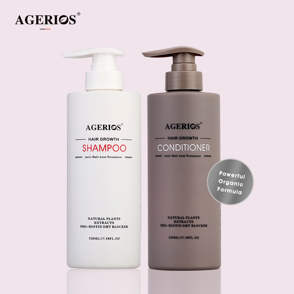  Hair Regrowth Professional Shampoo And Conditioner Argan Oil For Hair Natural Anti-Hair Loss
