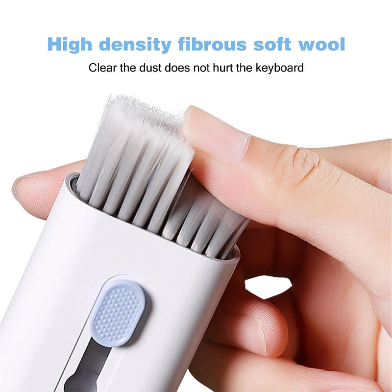 G-OUSSVE｜7 in 1 Cleaner Kit, Keyboard Cleaner Kit with Brush, 3 in 1 Cleaning Pen for Airpods Pro, Multifunctional Cleaning Kit for Earphone, Keyboard, Laptop, Phone, PC Monitor-BGOODSHOP