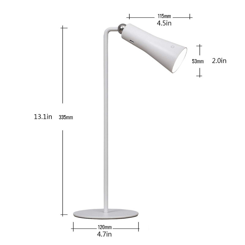 Bedside Lamp with Magnet Swivel Joint Touch Control Desk Lamp LED Desk Lamp with 3 Dimming Levels Multifunction Charger Plug in Dual Purpose Table Lamp 4000k Warm White Light 4 Colors Desk Lamp