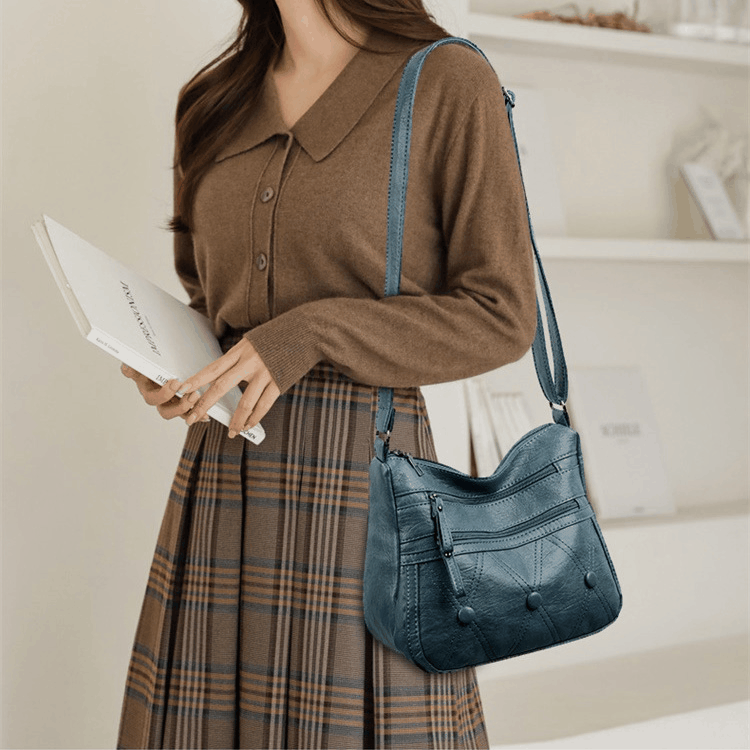 Шведска ръчно изработена шведска чанта за през рамо с голяма вместимост