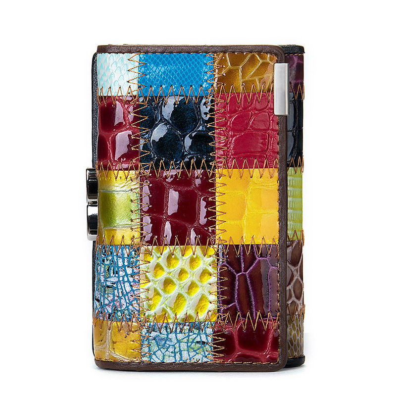 НОВО - Бохемски портфейл от телешка кожа