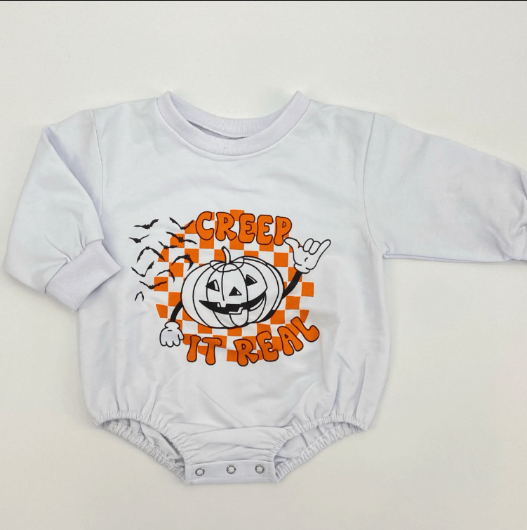 Baby Halloween Print Rompers