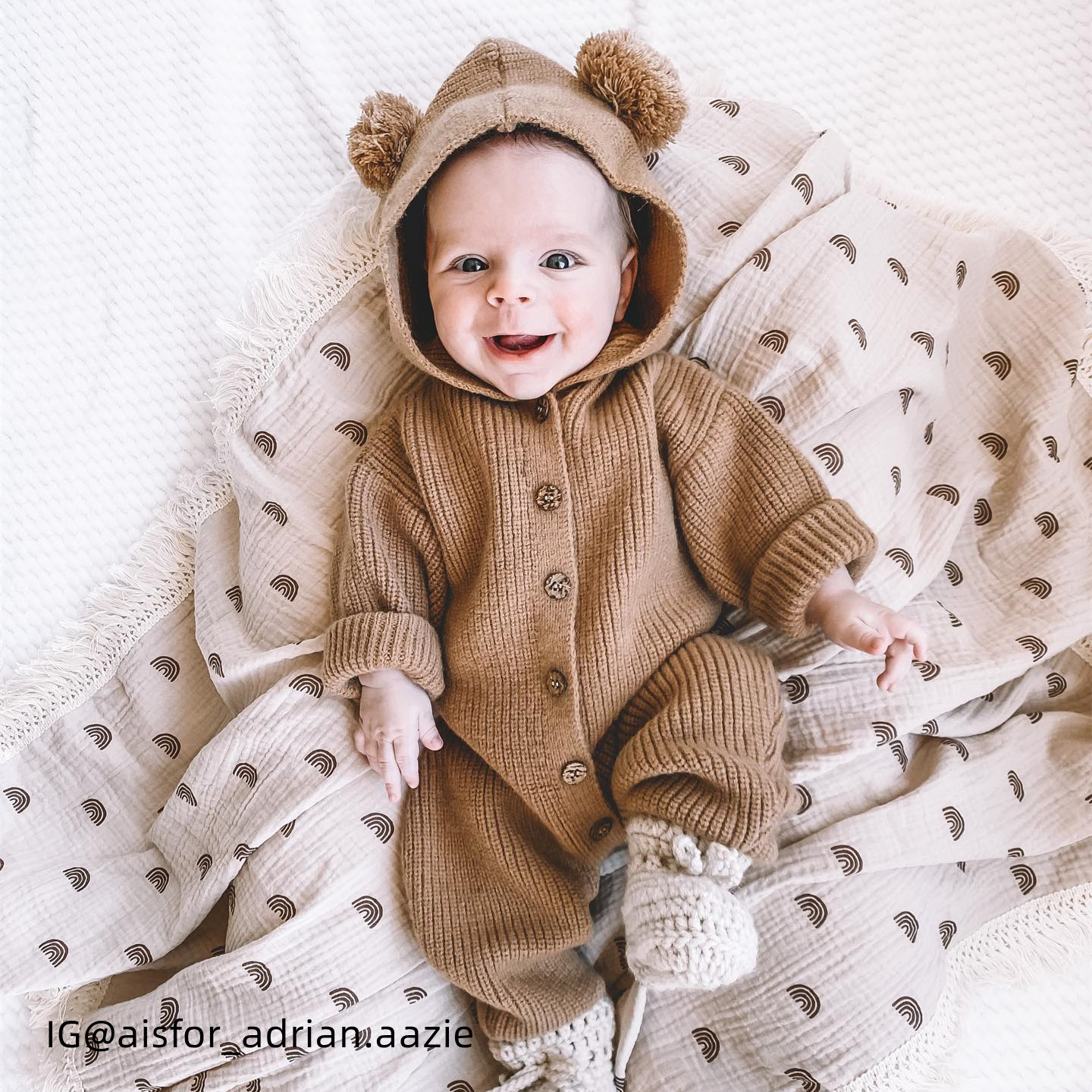 Baby Winter Knit Jumpsuit