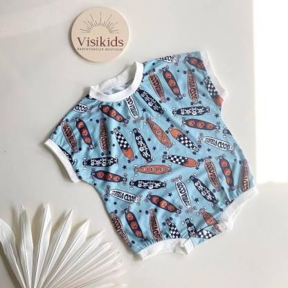 Baby Boy Skateboard Romper