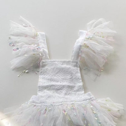 Baby Solid Party Romper