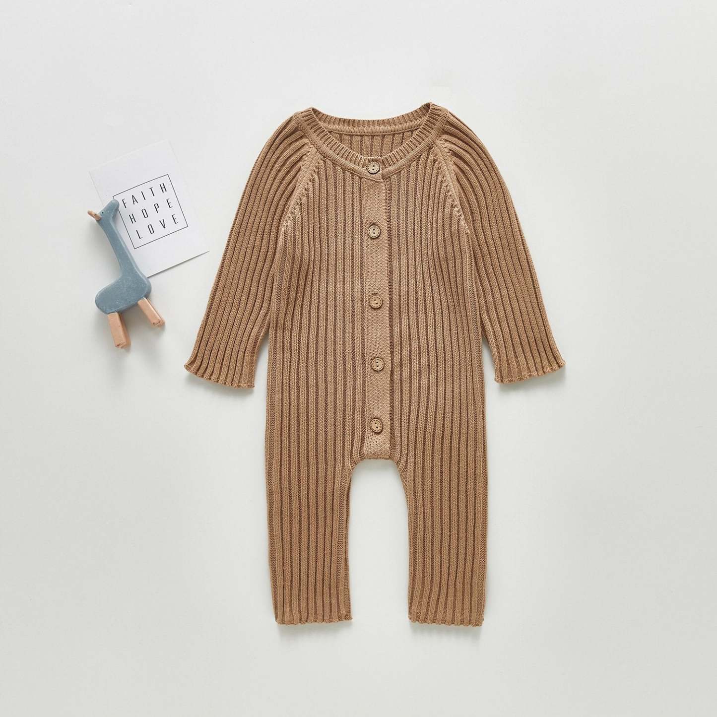 Babygirl Hand-knit Sweater Romper-visikids