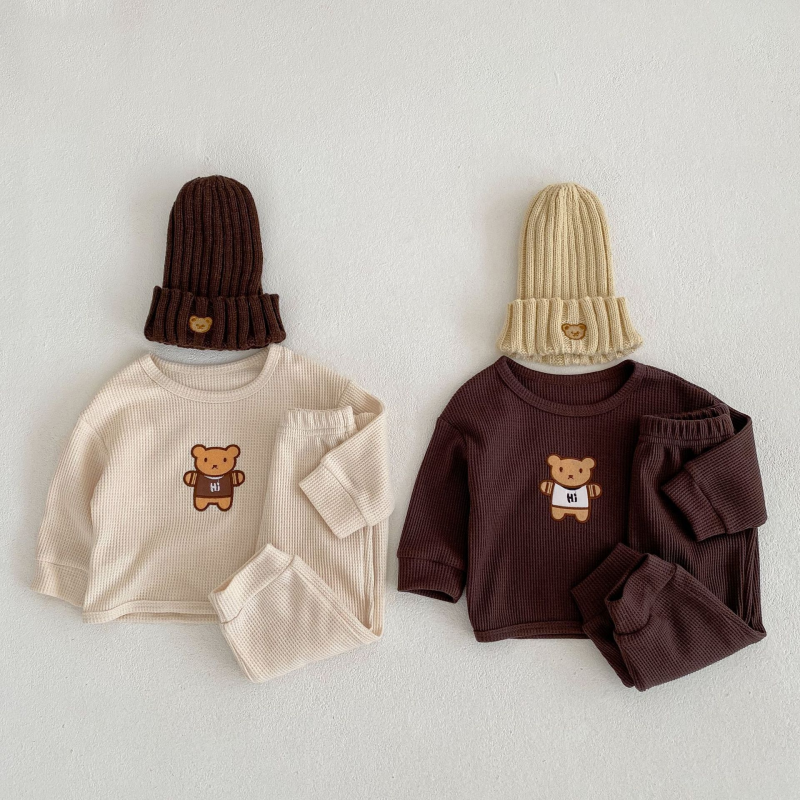 Baby Bear Embroidered Set