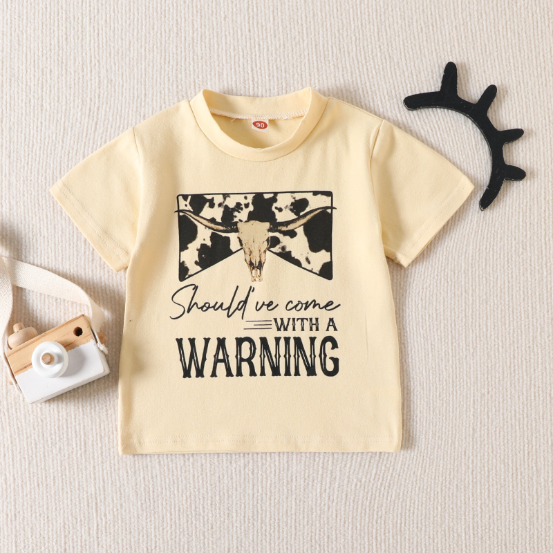 2-piece Toddler Warning Suit