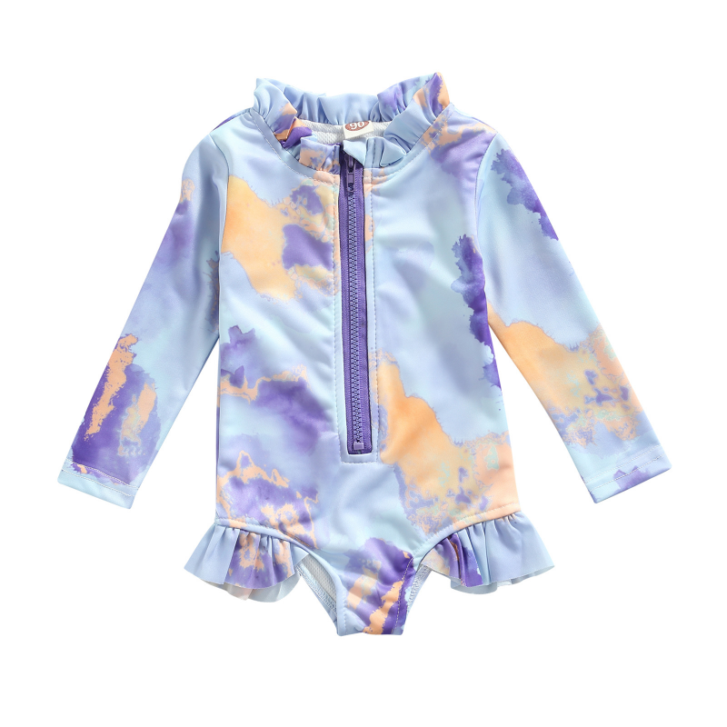 Toddler Girl Tie-Dye Swimsuit