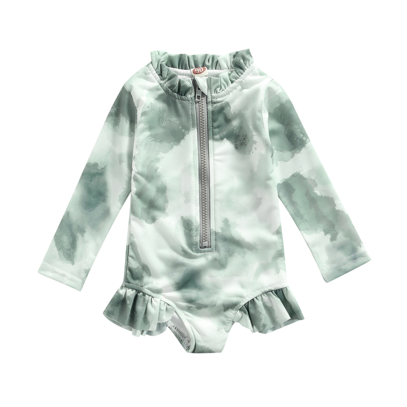 Toddler Girl Tie-Dye Swimsuit