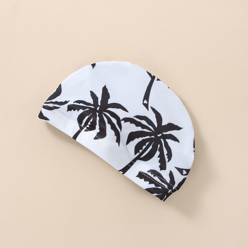 Boys Coconut Tree Swimsuit with Hat